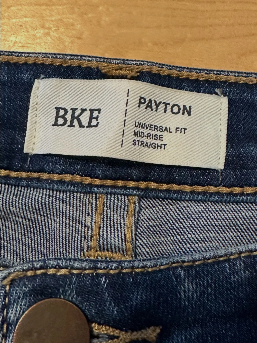 BKE Payton Universal Fit Mid-Rise Sraight Jeans Women's Size 30x32
